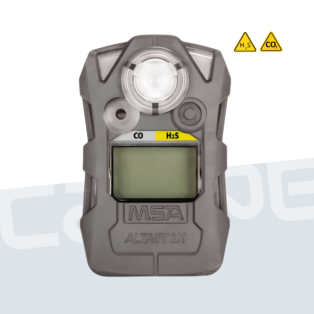 MSA Détecteur monogaz MSA Altair 2XT CO H2S, boitier gris, CO : 50-200ppm / H2S : 5-10ppm, Atex