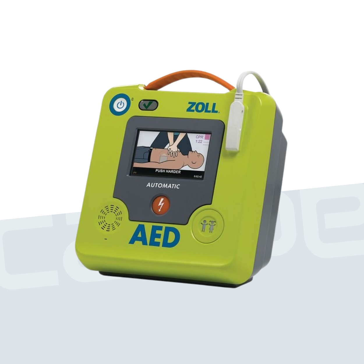 ZOLL Défibrillateur AED 3 Entièrement Automatique / Capteur RCP / Mémoire d'intervention 120min