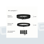 TEE-UU Ceinture BLACK Paramédicale