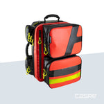 AEROCASE® Sac à dos d’urgence AEROcase® - MEDpack Basic Rouge fluo