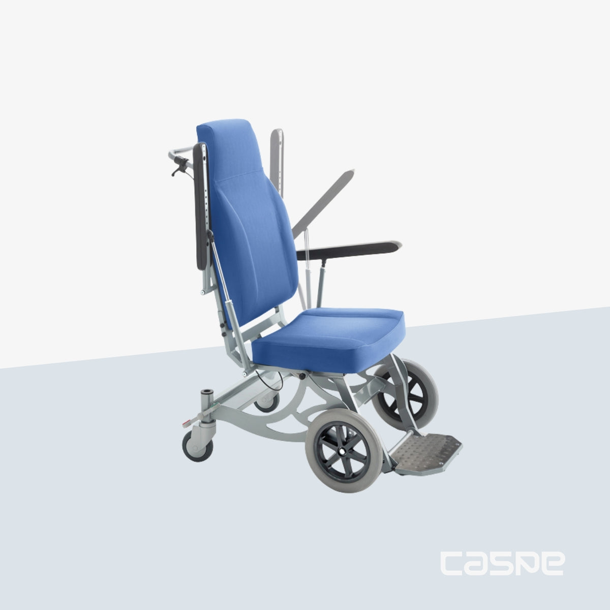 GIMA Chaise de transport du patient ISCHIA Bleu