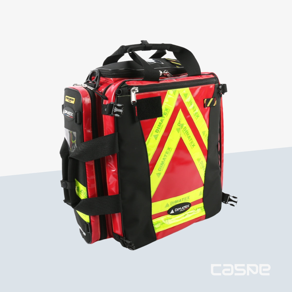 DIMATEX Sac à dos d'urgence et d'intervention URGENCY Rouge PVC