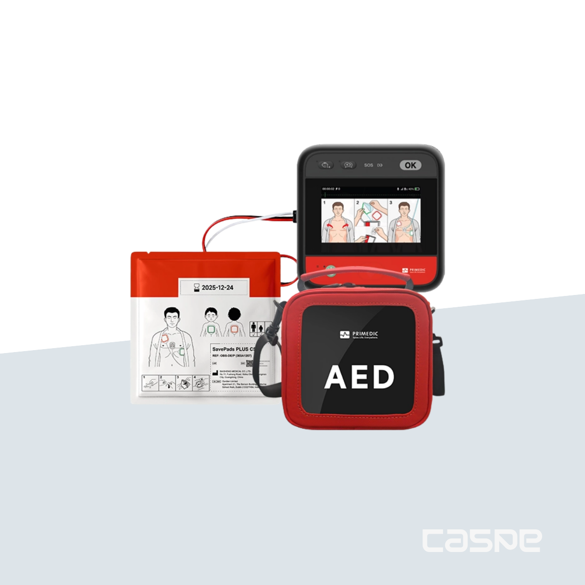 PRIMEDIC Défibrillateur HeartSave myPAD Avec écran LCD / Sans RCP